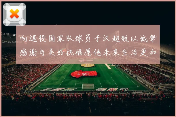 向退役国家队球员于汉超致以诚挚感谢与美好祝福愿他未来生活更加精彩