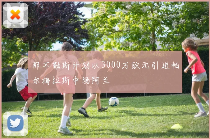 那不勒斯计划以3000万欧元引进帕尔梅拉斯中场阿兰